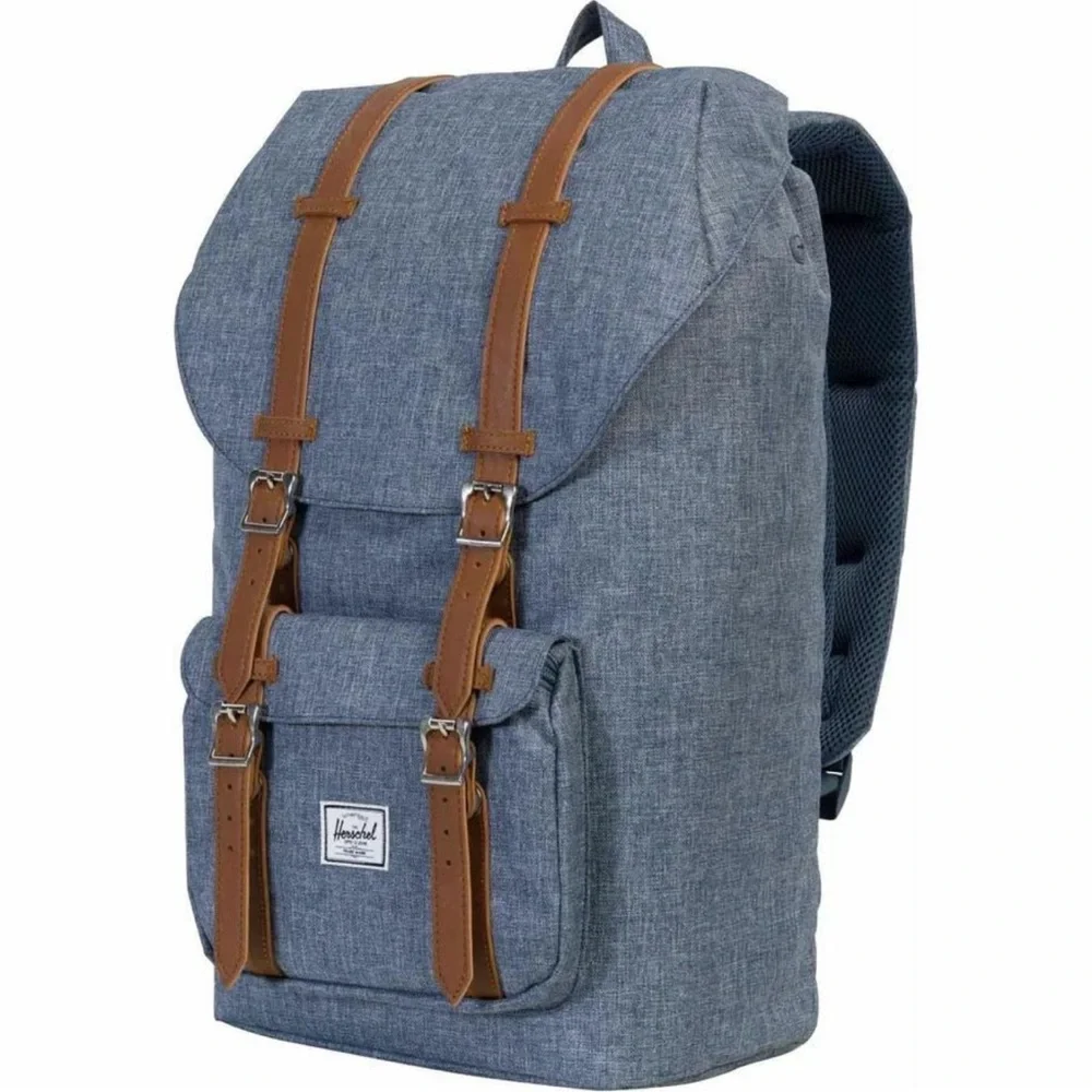 Herschel Supply Company Blue and Tan Straps Men's Backpack